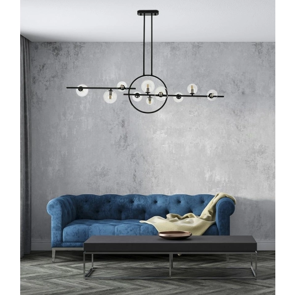 MOOSEE lampa wisząca ALURE LINE TWIN 120 czarna